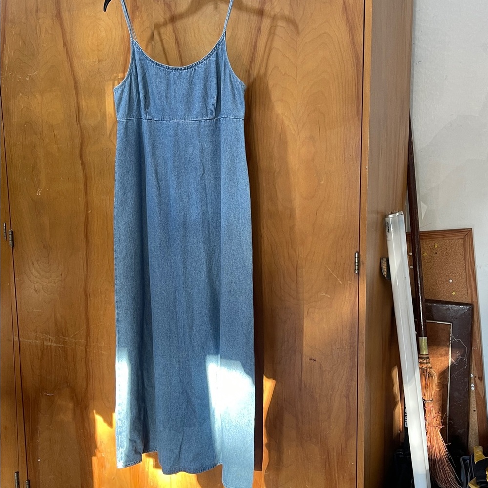 Ann Taylor Blue Denim Dress